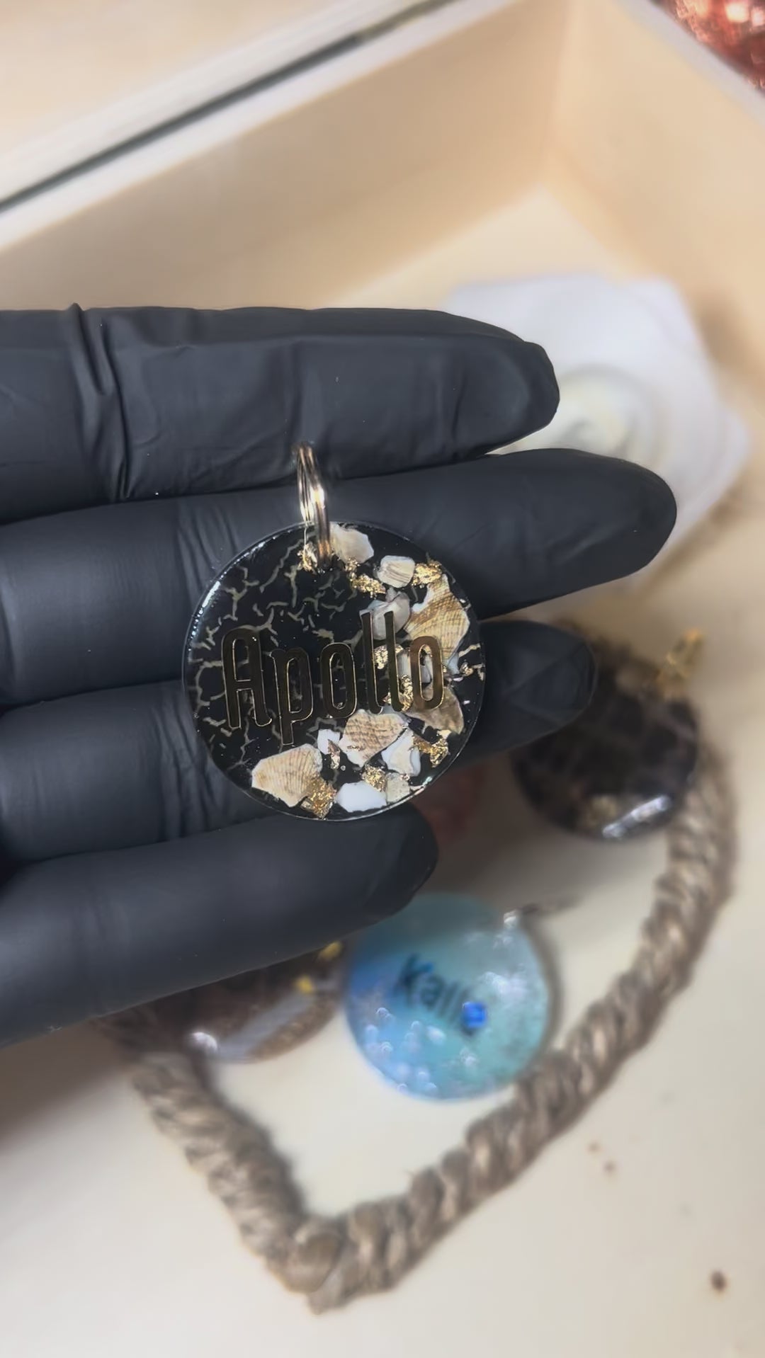 Personalisierte Hundemarke